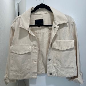 Cream Jean Jacket